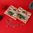 thumbnail image 3 of Bracelet Making for Christmas Advent Calendar  Christmas Countdown Calendar Creative DIY Bracelet Making Kit Jewelry Making Kit for Christmas Party Kids Teens，Red, 3 of 9