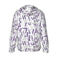 thumbnail image 2 of Picia Lavender Flowers Women's Men's UPF 50+ Sun Protection Hoodie Shirt Long Sleeve SPF Fishing Outdoor UV Hiking Lightweight Shirts-Large, 2 of 9