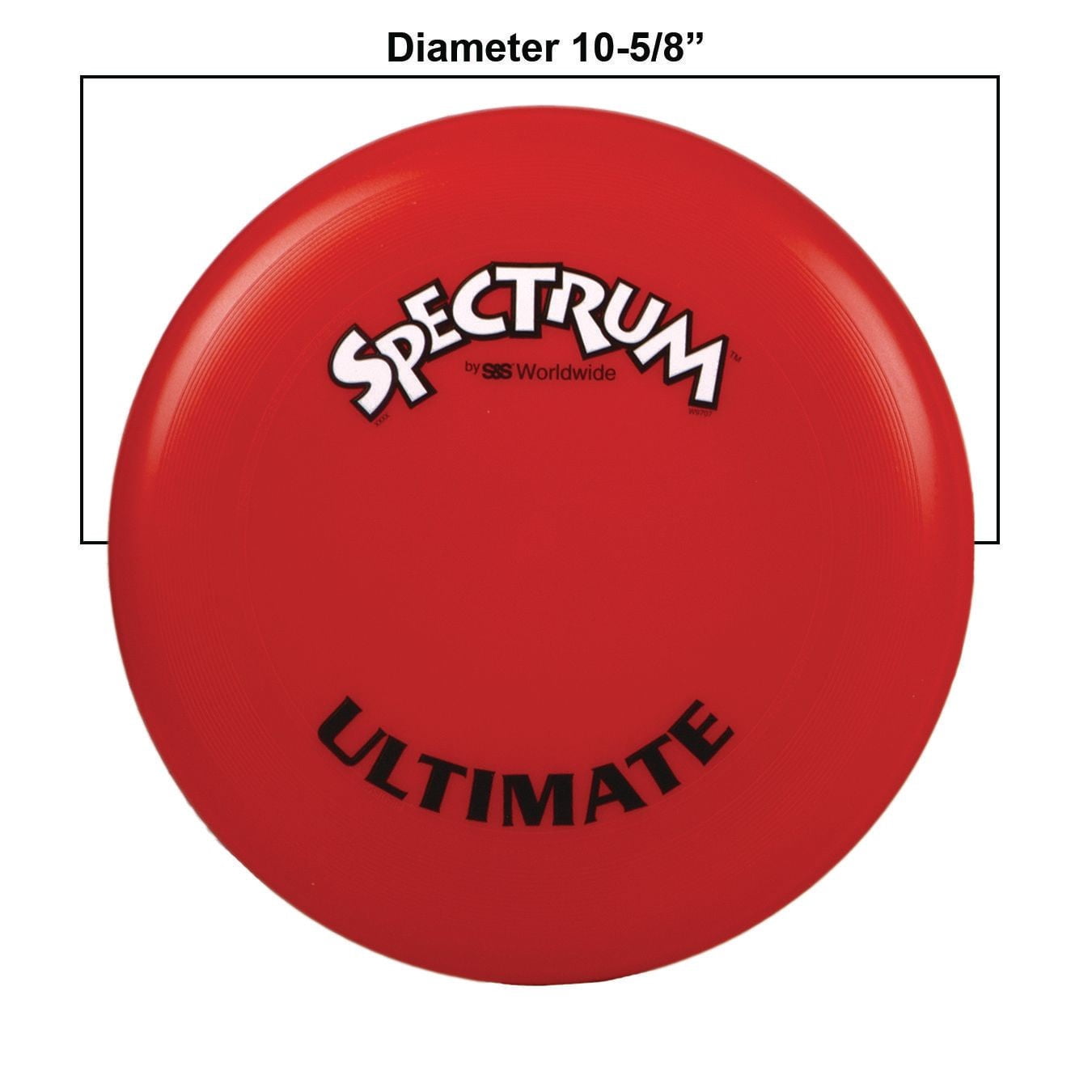 S&S Worldwide Spectrum Ultimate Flying Disc. 11" Flying Discs Weight about 175 Grams Each. Heavy Enough to Cut Through the Wind! Great for Ulimate Frisbee Leagues, Disc Golf, and Catch. 6 Color Set.