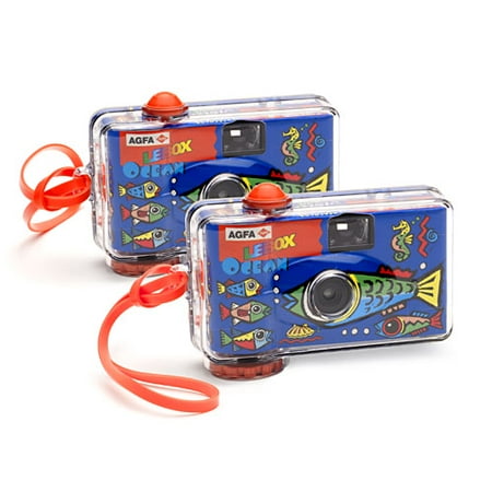 Agfa "LeBox" One-Time Use Ocean Cameras, 2-Pack