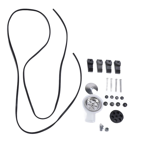 Fregadero, Fregadero de Bajo Ruido, RVS de Acero inoxidable de acero Caravans inoxidables para yates
