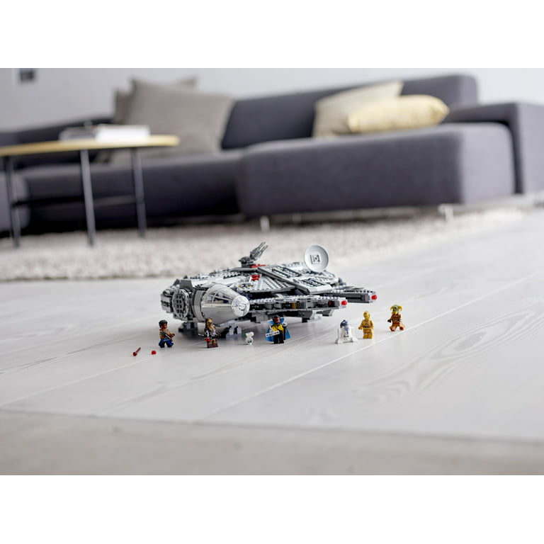 LEGO Wars Millennium Falcon 75257 Building Set - Starship Model with Finn, Chewbacca, Lando Boolio, C-3PO, R2-D2, and Minifigures, The Rise of Skywalker Movie Collection - Walmart.com