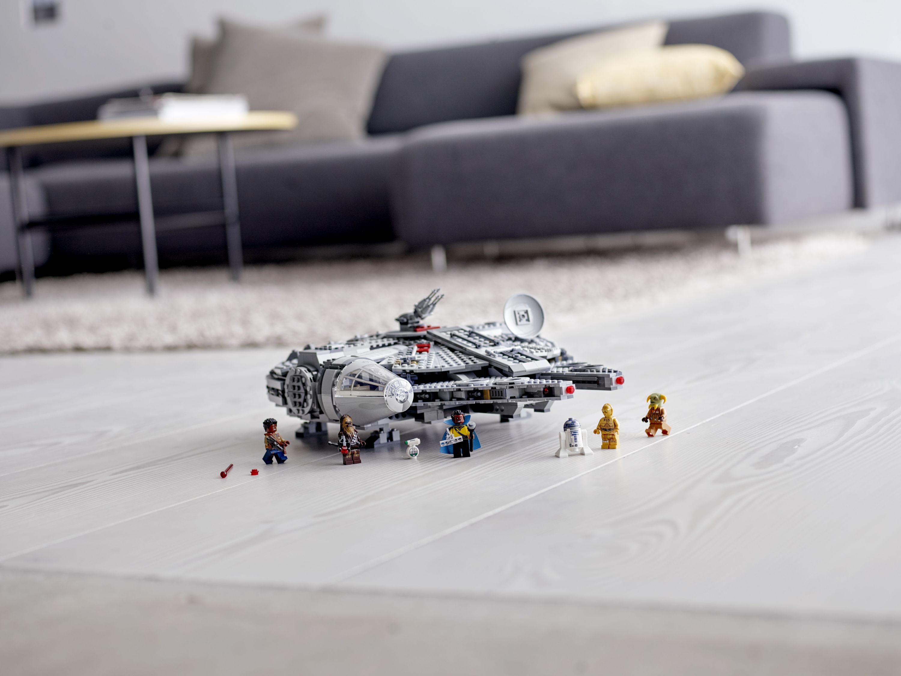LEGO Star Wars Millennium Falcon 75257 Building Set - Starship Model with Finn, Chewbacca, Lando Calrissian, Boolio, C-3PO, R2-D2, and D-O Minifigures, The Rise of Skywalker Movie Collection - image 9 of 9