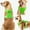 Green, variant on Jewyow Dog Harness No Pull, Dog Vest Harness for Medium Dogs, Small puppy， Cat, Breathable, Pink, M