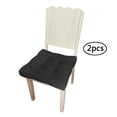 thumbnail image 3 of Cojines de Asiento de 2 Piezas Cojín de Silla de Impermeable para Interiores Y Exteriores, Tatami, Poliéster de , 17,7x17,7x2,75 Negro DYNWAVEMX Cojines de asiento, 3 of 8