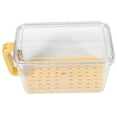thumbnail image 1 of LEEYNEER Bread Bin Sealed Box Fresh Keep Bread Box Bread Box with Lid 25.5x16cm Yellow, 1 of 8