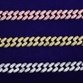 thumbnail image 2 of DUBSS Iced Out Flora Dove Cuban Link Bracelet for Men 5A Real Copper Gold Plated Hip Hop Jewelry, 2 of 4