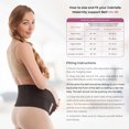 thumbnail image 6 of GABRIALLA Elastic Pregnancy Belly Band for Pregnant Women, Adjustable Maternity Belt, MS-96 (Black, XL), 6 of 6