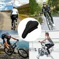 thumbnail image 5 of 10 PC Bike Seat Soft Bicycle Seat Pad Professional Waterproof Bike Seat Cushion Riding Bike Peloton Seat Cushion Black, 5 of 7