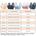 thumbnail image 3 of Sports Bra for Women Workout Fashion Deep Cup Summer Wireless No Underwire Push Up Yoga Bra, 3 of 9