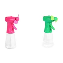 2PC learance Water Spray Mist Fan Portable With 220ml Water Bottle, for Cooling during Hot Days, Cool Fan with Fine Mist Battery Operated Personal Fan for Travel Books S Trand Sports Battery Powered