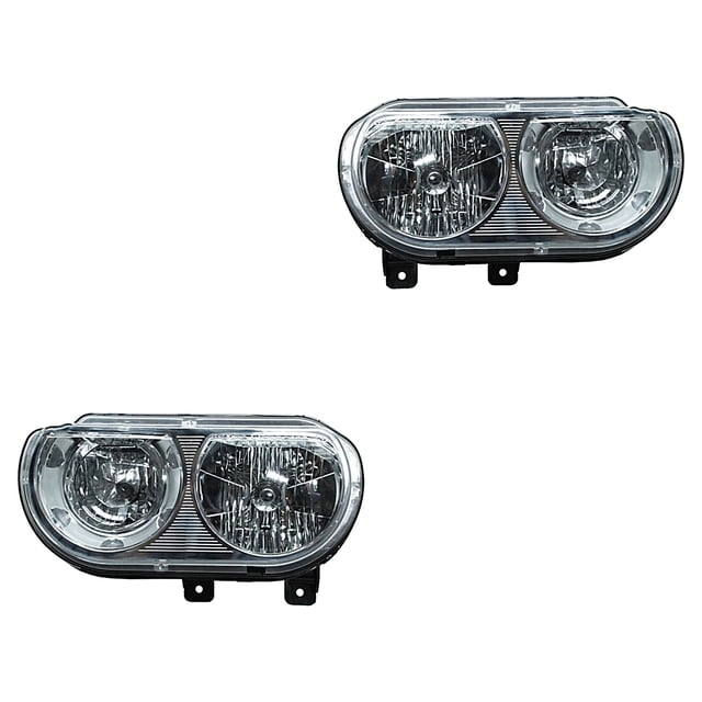 Par de Faros Challenger 2008 A 2014 Dodge TYC .