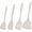 Khaki, variant on Spatula Turner Set, 4 Pack, 600?F Heat Resistant Cooking Spatulas, Spoons, & Non-Stick Kitchen Utensils, Ideal for Flipping Egg, Pancake, and Serving, Dishwasher Safe (Khaki)