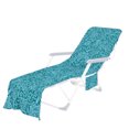 thumbnail image 1 of Pool Chaise Lounge Cover Absorbent Beach Chair Cover with Pockets, 1 of 7