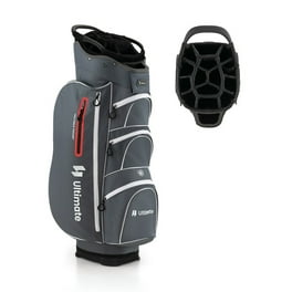 Cobra Ultralight Pro Golf Club Cart Bag-Quiet Gray and White Cobra Ultralight Pro Golf Club Cart Bag-Quiet Gray and White