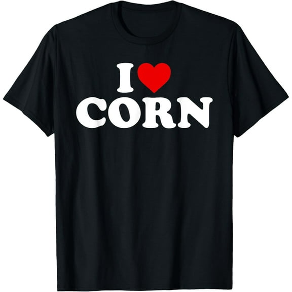 I Love Corn - Heart T-Shirt