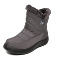 thumbnail image 2 of Zapatos de algodón para mujer, botas de nieve cálidas para invierno para mujer, botas de algodón impermeables con cremallera lateral para mujer Wmkox8yii ghj1366, 2 of 6