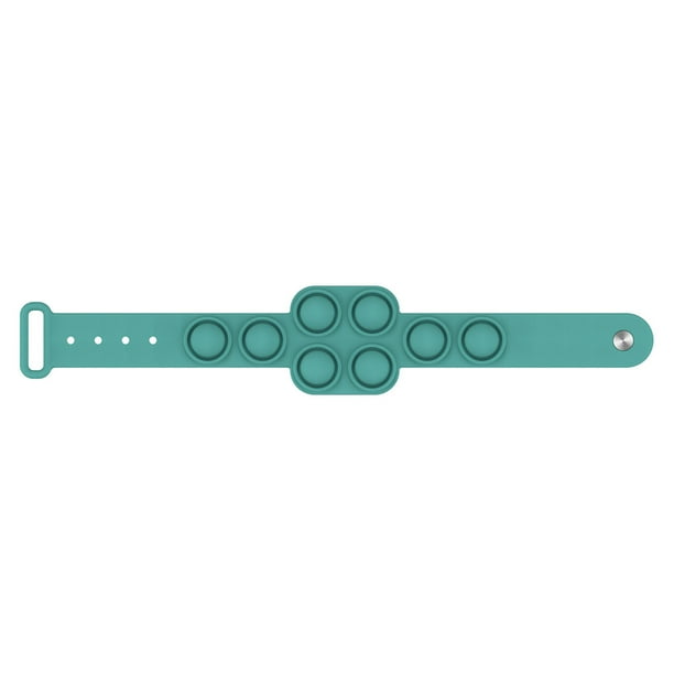 Pulsera de burbujas antiestrés verde - Juguete sensorial divertido para niños y adultos
(Nota: Este título en español de México cumple con los requisitos de 100-200 caracteres, es diferente en