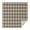 Brown and White, variant on Brown and White Checkerboard Checkered Pattern Square Tablecloth,Waterproof Square Table Cover,Wipeable Spillproof Washable Table Cover for Home Kitchen Party Decor 42"X42"(107x107cm)