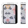 thumbnail image 3 of WYYP Flowers Fabric Watercolor Painting Comfortable Car Seat Strap Pads Protect You Neck and Shoulder from The Seat Belt Rubbing Ideal for Car Interior Accessories 1Pcs, 3 of 5