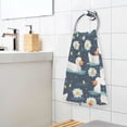 thumbnail image 5 of Duck and Flowers Bath Towel 100% Cotton Soft Thick High Absorbency Hand Face Towel Single Pack 16x28in, 5 of 7