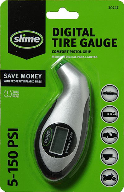 Slime Digital Tire Pressure Gauge With Lighted Tip 5 150 Psi 20017 Walmartcom