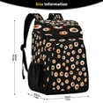 thumbnail image 2 of Backpack Cooler lunch bag 36 Can Capacity Insulated Bag for Camping, Beach, Hiking & Travel Small Eyeballs Pattern, 2 of 7