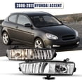 thumbnail image 2 of Fog Lights For 2006-2011 Hyundai Accent Clear Lens Pair Lamps Wiring Kit+Switch, 2 of 7