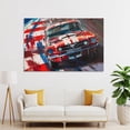 thumbnail image 4 of Racing Car Poster (26) Artworks Picture Print Poster Wall Art Painting Canvas Gift Decor Home Posters Decorative 24x36inch(60x90cm), 4 of 6