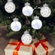 thumbnail image 4 of Puntoco Regalos de decoración de lugares navideños Decoración de árboles de Navidad Bola de decoración de ventanas, 4 of 8