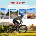 thumbnail image 2 of PUJH Electric Dirt Bike 2000W 48V 17.5Ah Long Range 34MPH 30-80mi 60Nm 29x2.1 Tire Front Fork Disc Brake 30Deg Climb 330lb 6061 Aluminum for Adults, 2 of 9