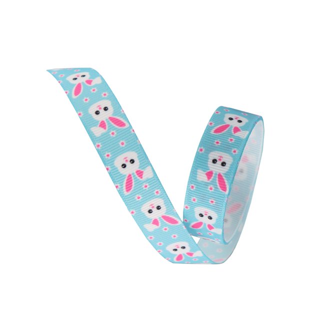 Cinta de Pascua, cinta de tela, decoración de Pascua, cinta decorativa de primavera para envolver corona, lazo para el pelo, manualidades DIY, costura de Pascua 45m BLESIY Cinta de Pascua