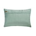 thumbnail image 3 of The HomeCentric Decorative Lumbar Pillow Cover Light Blue Pack of 2, 12"x14" (30x35 cm) Jacquard Bead, Hexagon, Oblong Pillow Cover, Geometric Modern Style - Hexa Symmetry, 3 of 3
