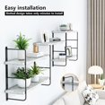 thumbnail image 5 of Wall Mounted Bookshelves, Floating Shelves for Wall, Wood Hanging Book Shelves for Room, Bedroom, Living Room, Easy Installation, 5 of 18