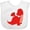 AA-White, variant on Inktastic Adorable Red Dragon Boys Baby Bib