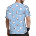 thumbnail image 2 of Wukai French Bulldog Head Print Men's Short-Sleeved Mesh T-Shirt,Quick-Dry Short Sleeve Workout T-Shirt-3X-Large, 2 of 8