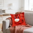 thumbnail image 4 of Uuiauoio Horse Zodiac Pillow Cover Flocked Plush Cute Animal Design Throw Pillow Case for Sofa Bed Living Room Home Decor Year of the Horse Theme, 4 of 6