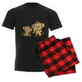 thumbnail image 6 of CafePress - Little Monkeys Men's Dark Pajamas - Men's Dark Loose Fit Cotton Pajama Set, 6 of 7
