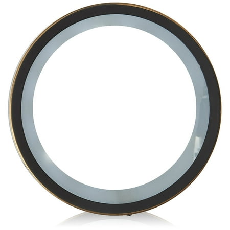 - Travel Makeup Mirror with Light, Battery Operated-Compact-Portable, 8x Magnification, Oil Rubbed Bronze By Ovente Ship from US