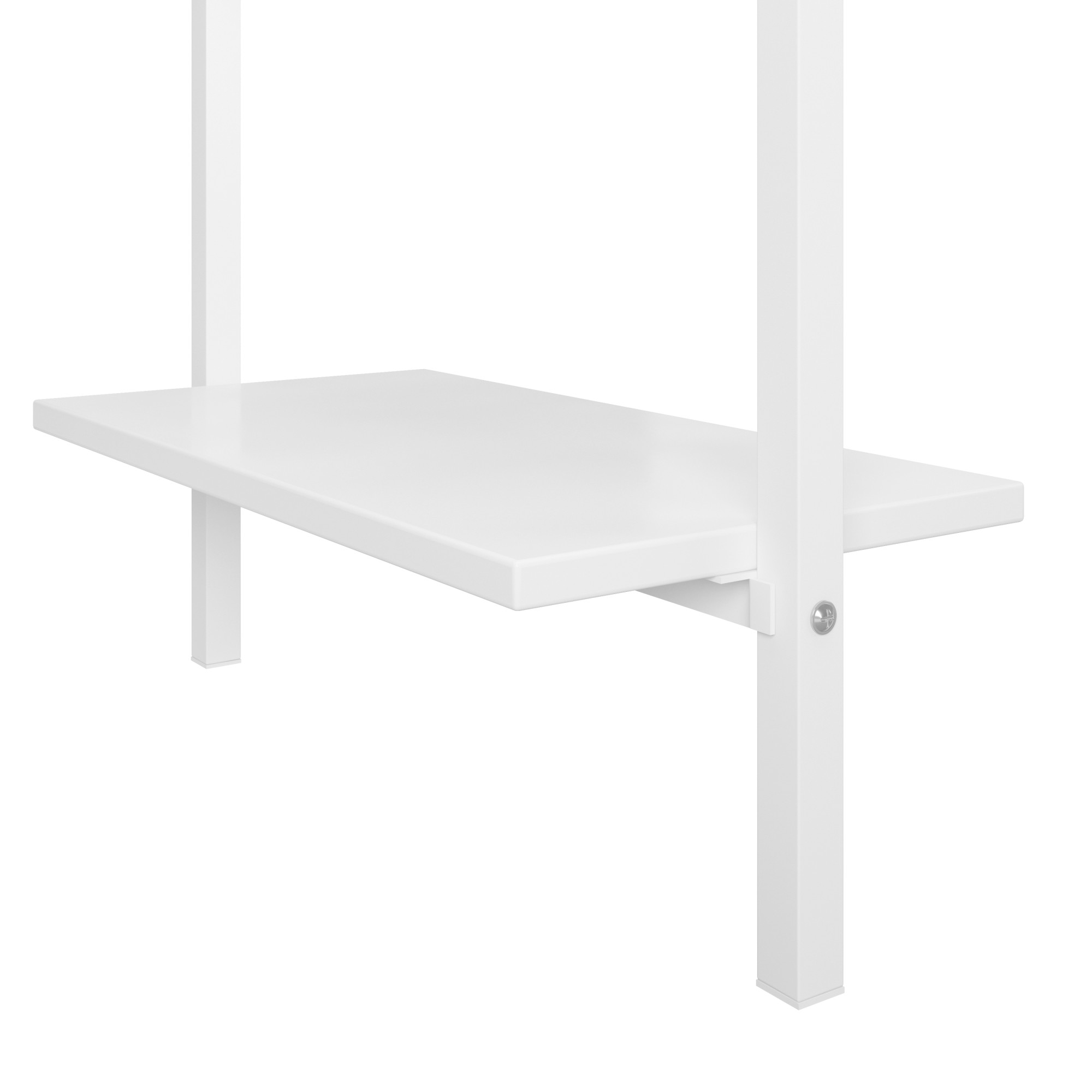 Mainstays Pierce Storage Desk, White photo 5
