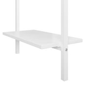 Mainstays Pierce 30 inch Tall Storage Desk, White