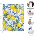 thumbnail image 4 of Lemon Blanket,Comfortable Soft Flannel Throw Blanket,All Season,Warm Lightweight Blankets for Sofa Bed Couch Living Room Chair,30"x40"(80x100cm), 4 of 4