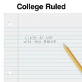Staples College Ruled Filler Paper 5 1/2" x 8 1/2" 100/Pack (12301M