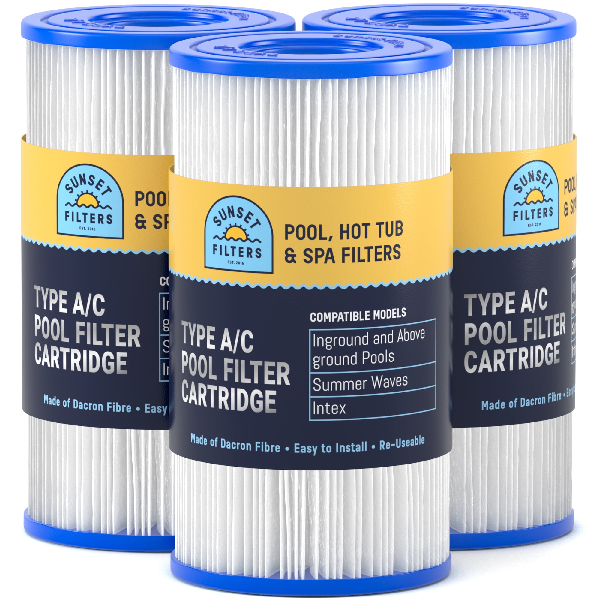 XtremepowerUS Deluxe 200 sq ft Pool Cartridge Filter InGround Swimming