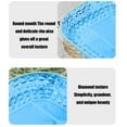 thumbnail image 6 of Beautynvta Plastic Serving Plates, Fruits Snacks Tray, Bone Plates, Unbreakable Deep Dinner Plates, Reusable Lightweight Plates, Microwave & Dishwasher Safe, Blue, 6 of 6