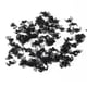 thumbnail image 1 of Araña de plástico negra Araña negra de plástico negro Halloween Araña de plástico de Halloween 50 piezas 2 cm Pequeños juguetes de araña falsos de plástico negro Broma ANGGREK Otros, 1 of 7