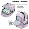 thumbnail image 5 of AO ALI VICTORY Backpack for Girls, 15.6 inch Laptop School Bag Kids Kindergarten Elementary  Large Bookbags for  Girls Women Students Casual Travel Daypacks (Purple), 5 of 7
