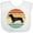 AA-White, variant on Inktastic Dachshund Dog Retro Sunset Boys or Girls Baby Bib