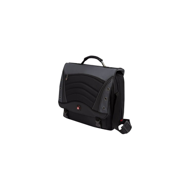 Swiss army laptop messenger bag top