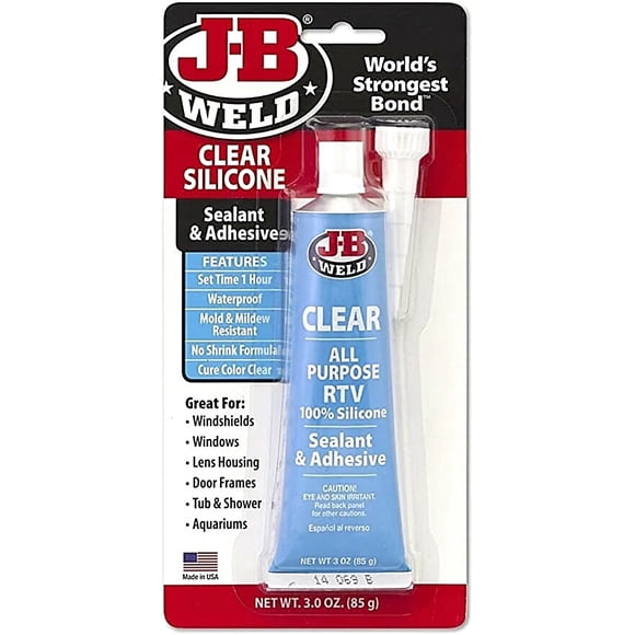 J-B Weld Sellador De Silicona Transparente 85g Auto/Hogar J-B Weld .